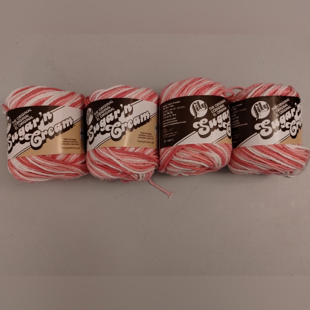 4 Sugar 'n' Cream Yarn Pack